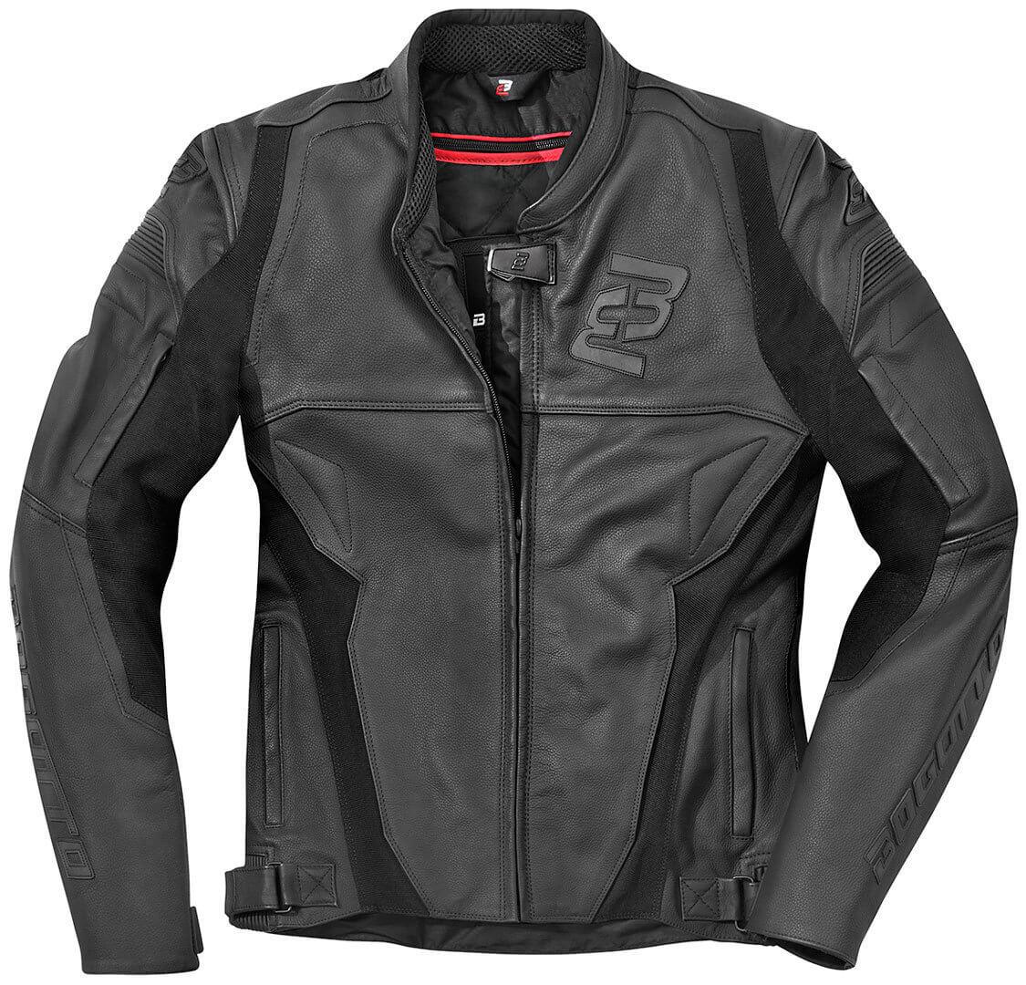 Bogotto Black-X Motorcycle Leather Jacket-2