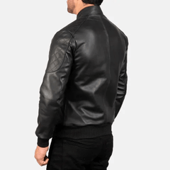 Mens Fashion Leather Jacket-3