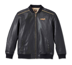 Harley-Davidson-120th-Anniversary-Mens-Leather-Jacket-Black-Front