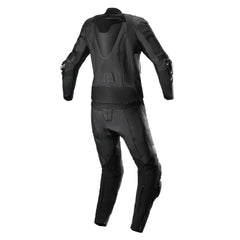Gear Missile V2 2-Piece Leather Womens Racing Suit Black Back