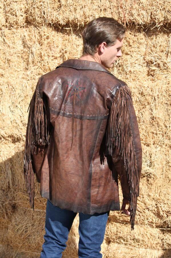 Maricopa Fringe Leather Jacket Mens-7
