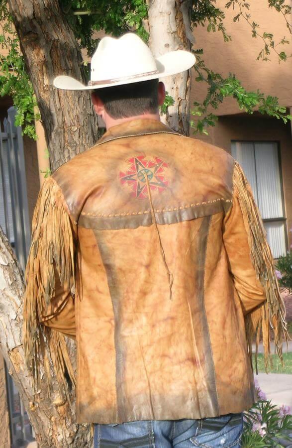 Maricopa Fringe Leather Jacket Mens-9