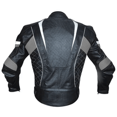 Mens Motorbike Racing Leather Jacket-1
