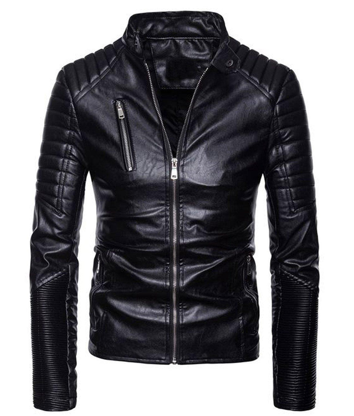 Mens Biker Leather Jackets - Leather Jacket Gear – Leather Jacket Gear®