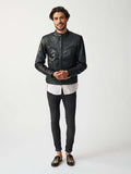 Mens Tokyo Motorbike Leather Jacket-2