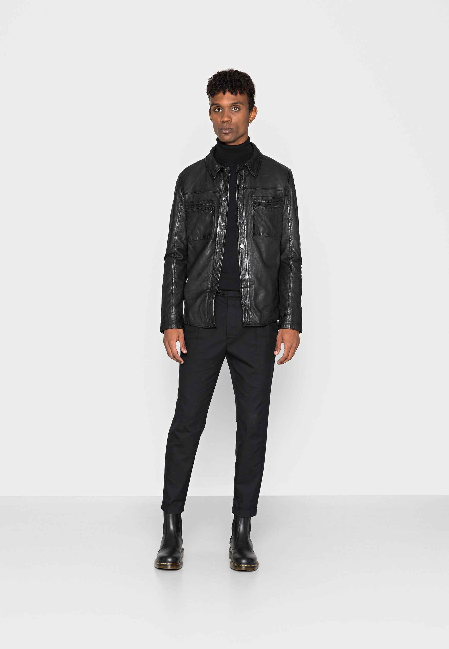 Mens_Black_Reversible_Leather_Jacket_Shirt_Style