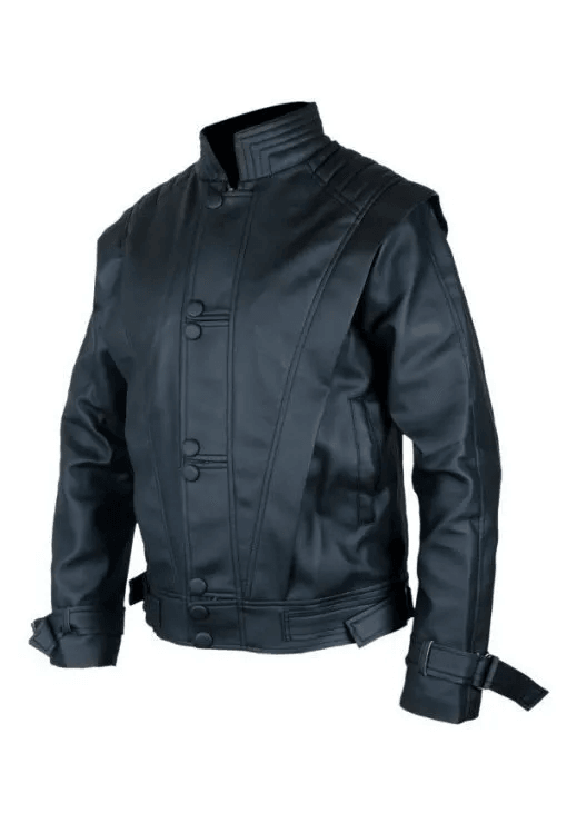 Michael Jackson Thriller Black Leather Jacket-1