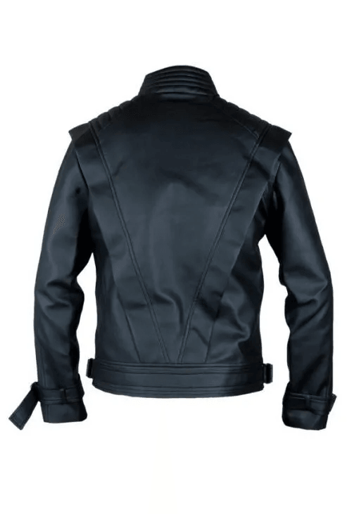 Michael Jackson Thriller Black Leather Jacket-3