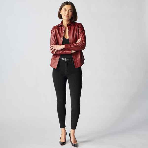 Nottingham Leather Jacket For Women-14