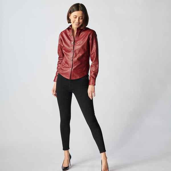 Nottingham Leather Jacket For Women-19