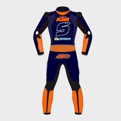 Redbull MotoGP KTM Race Leather Suit Johan Zarco Back