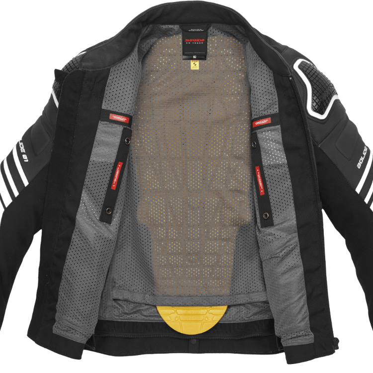 Spidi Bolide Motorcycle Leather Jacket-10