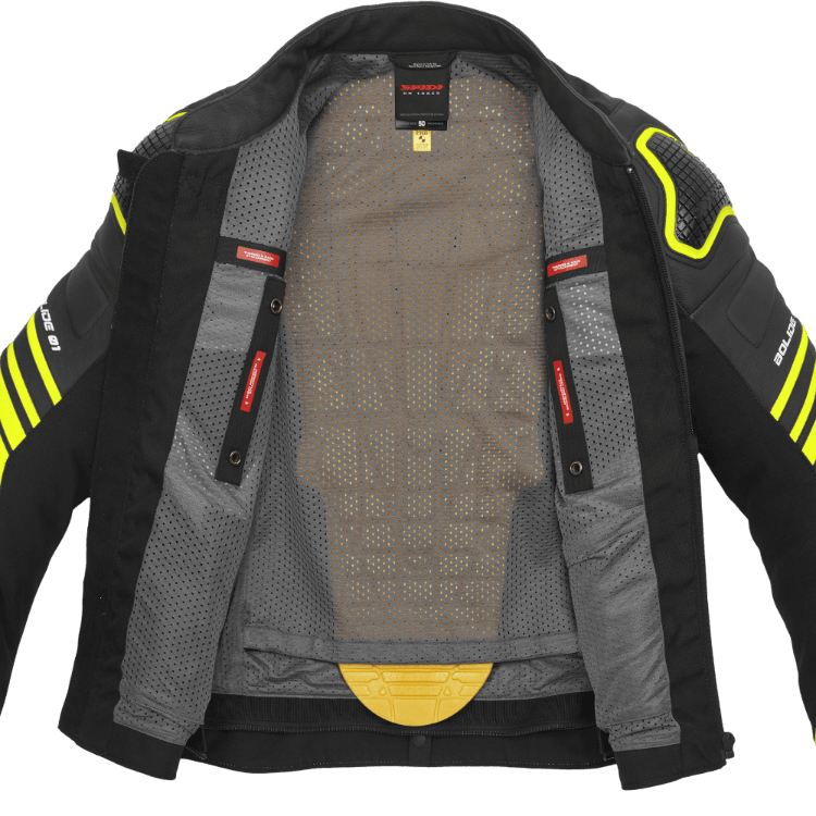 Spidi Bolide Motorcycle Leather Jacket-14
