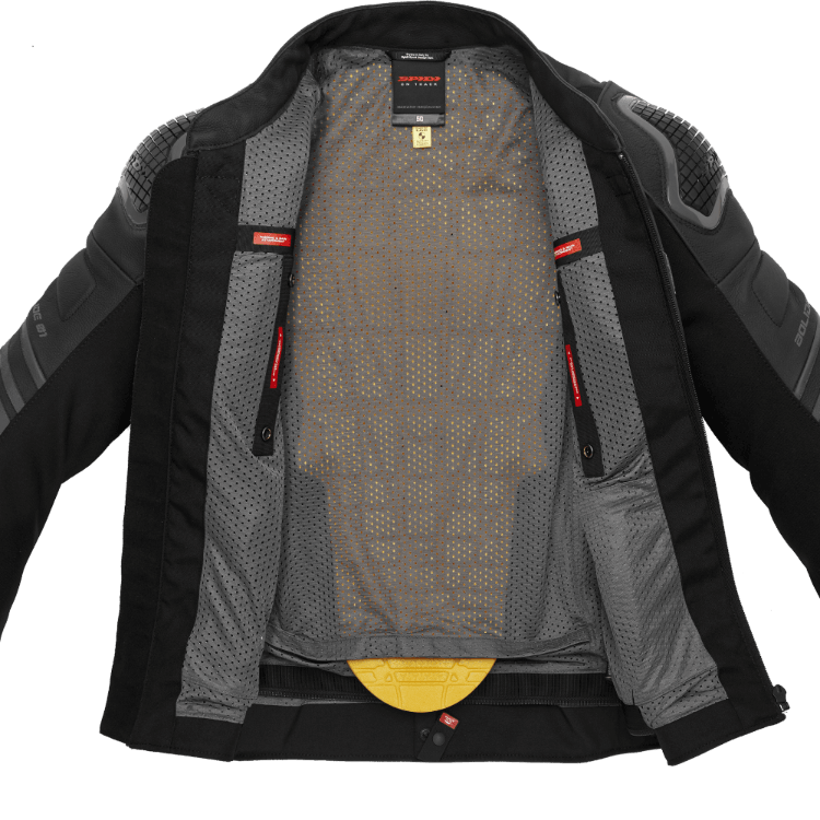 Spidi Bolide Motorcycle Leather Jacket-18