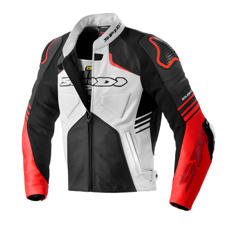 Spidi Bolide Motorcycle Leather Jacket-3