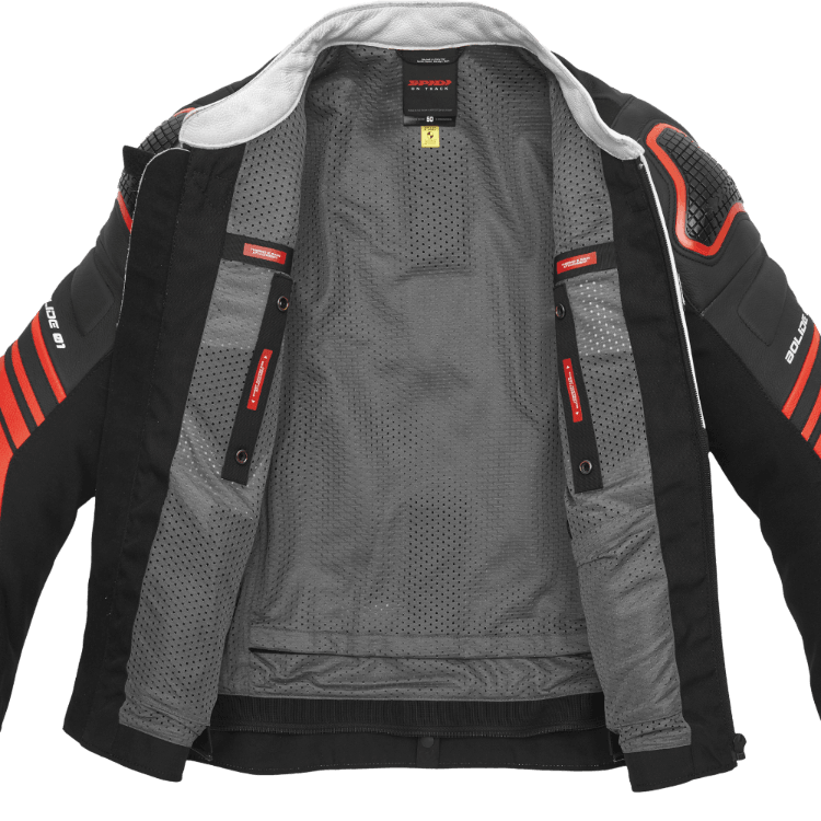 Spidi Bolide Motorcycle Leather Jacket-5