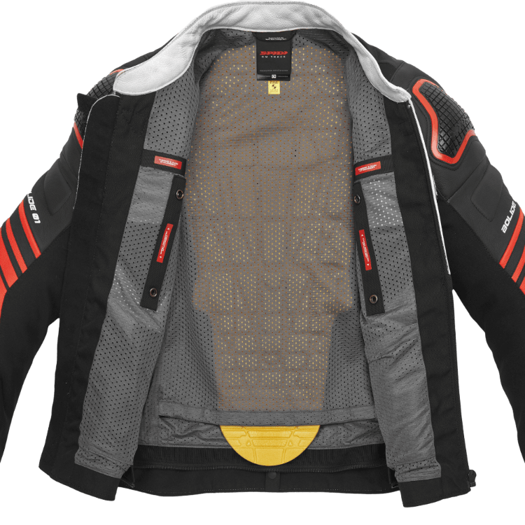 Spidi Bolide Motorcycle Leather Jacket-6