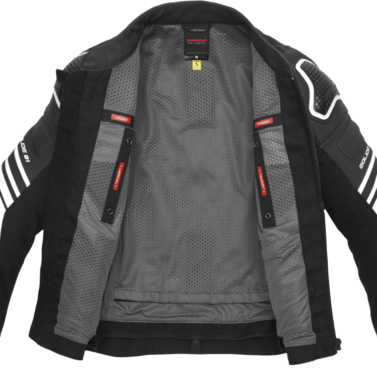 Spidi Bolide Motorcycle Leather Jacket-9