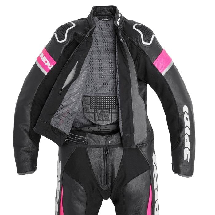 Spidi Laser Touring Ladies Two Piece Motorcycle Leather Suit-1