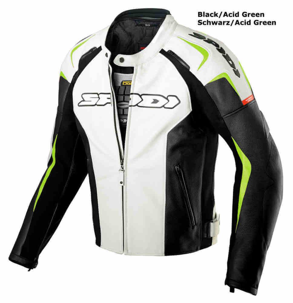 Spidi Track Motorcycle Leather Jacket-17