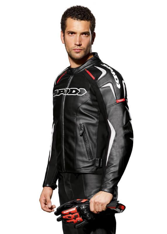 Spidi Track Motorcycle Leather Jacket-18