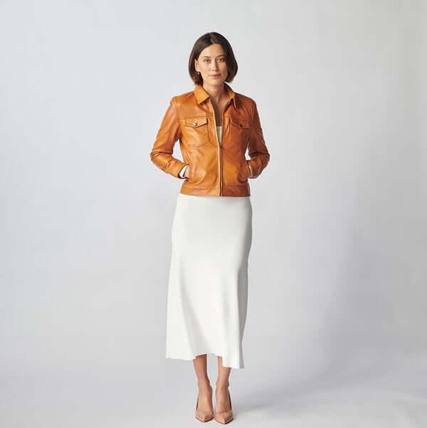 The Stuttgart Leather Jacket For Women-5