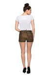 Traditional German Lederhosen Women Hose Rosy Brown-3