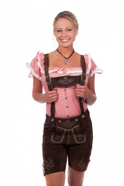 Traditional German Lederhosen Women Sophie Brown-4