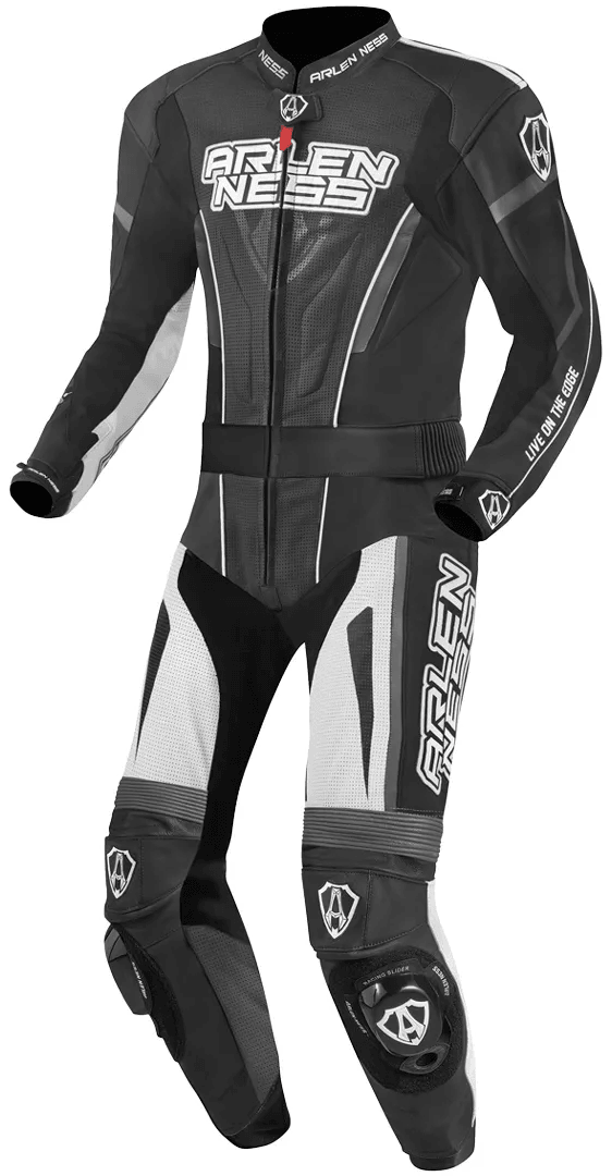 Arlen Ness Edge Tow Piece Leather Motorcycle Suit-6
