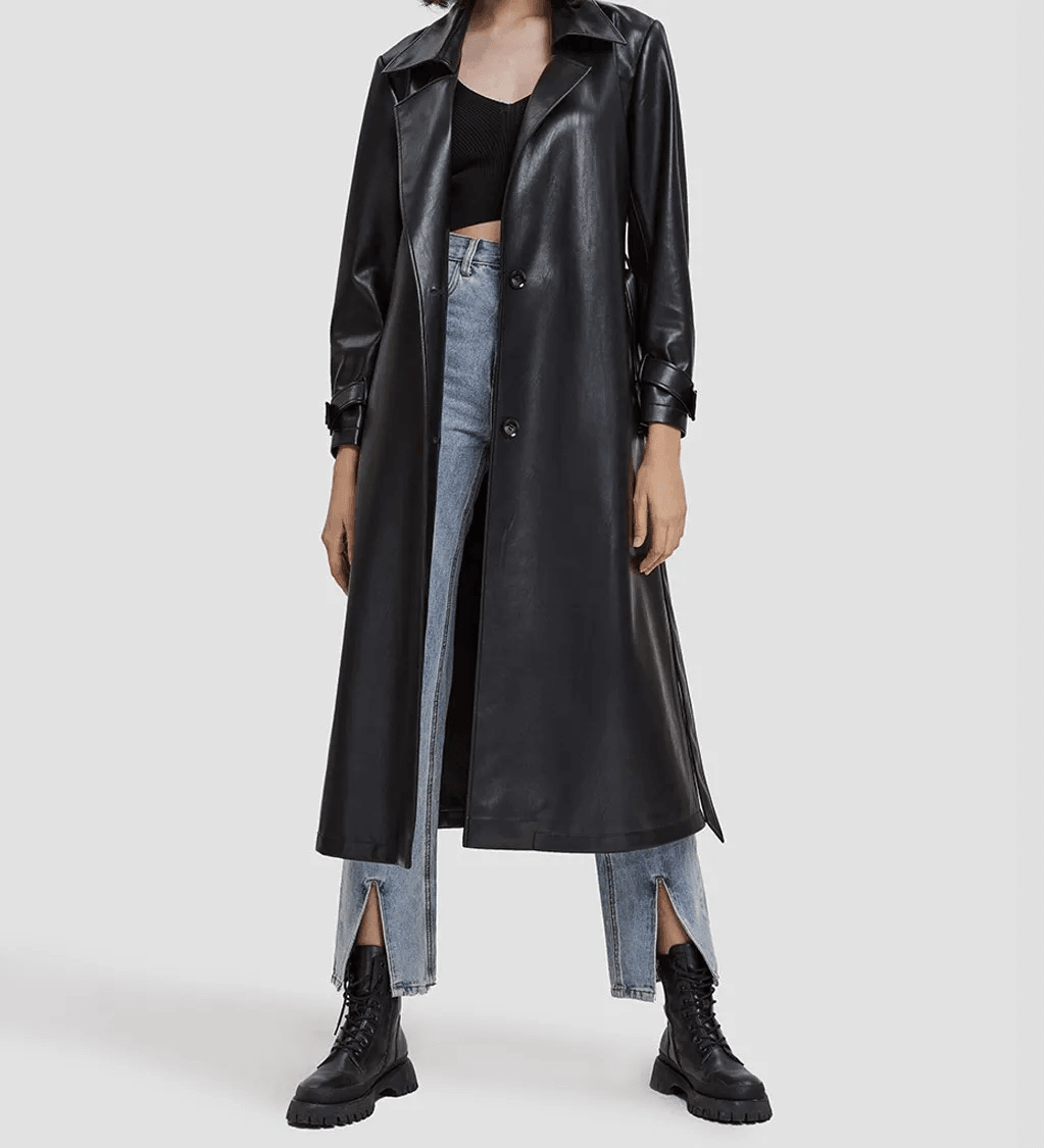 Womens Hip Length Maxi Coat-1