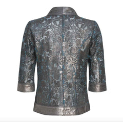 Womens Japanese Style Floral Leather Jacket-3