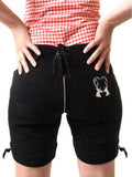 Bavarian Black Lederhosen Ladies Betty-3