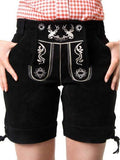 Bavarian Black Lederhosen Ladies Betty